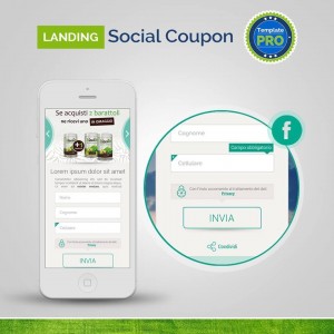 Landing Social Coupon