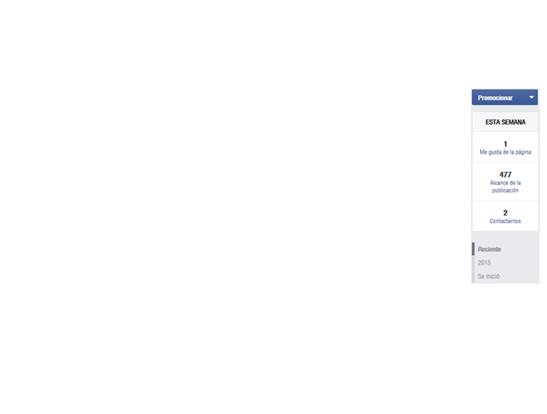 Pantallazo promoción Facebook